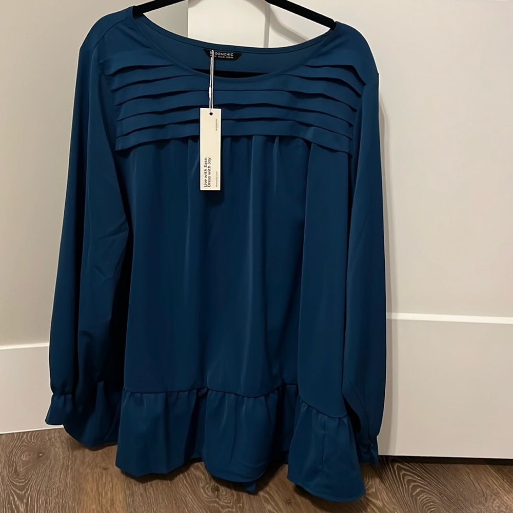 Women’s Blue Blouse. New with tags!